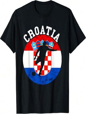 Хорватия Хорватский Футбол Хорватский Флаг Hrvatska Футбольная Команда Футболка