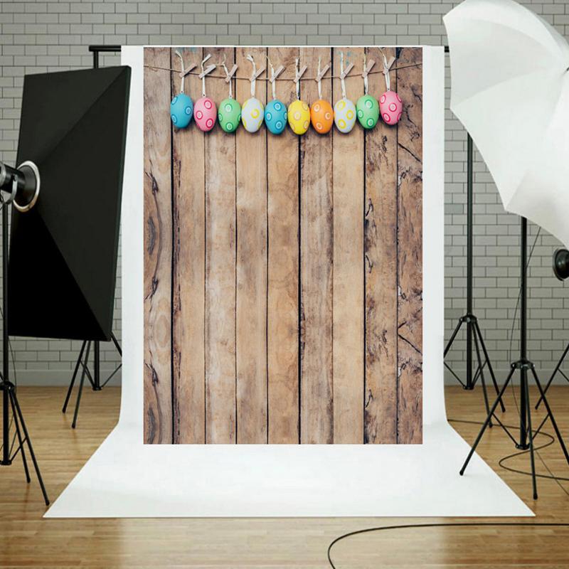 Пасхальный фон для вечеринки, фон для фотосъемки, кролик, цветные яйца, реквизит для детской фотостудии