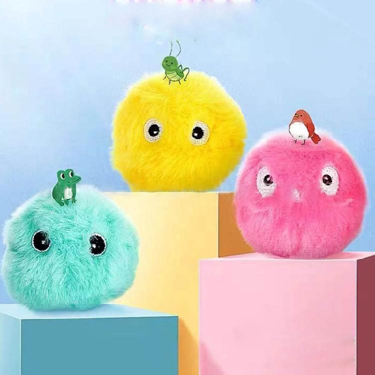 Cats Toy Electric Catnip Plush Ball Bird for Frog Cricket Chirping Kitten Cha