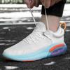 Летние кроссовки для мужчин на воздушной подушке женские кроссовки Flying Weave дышащие фитнес-тренеры для активного отдыха спортивная обувь дешевая