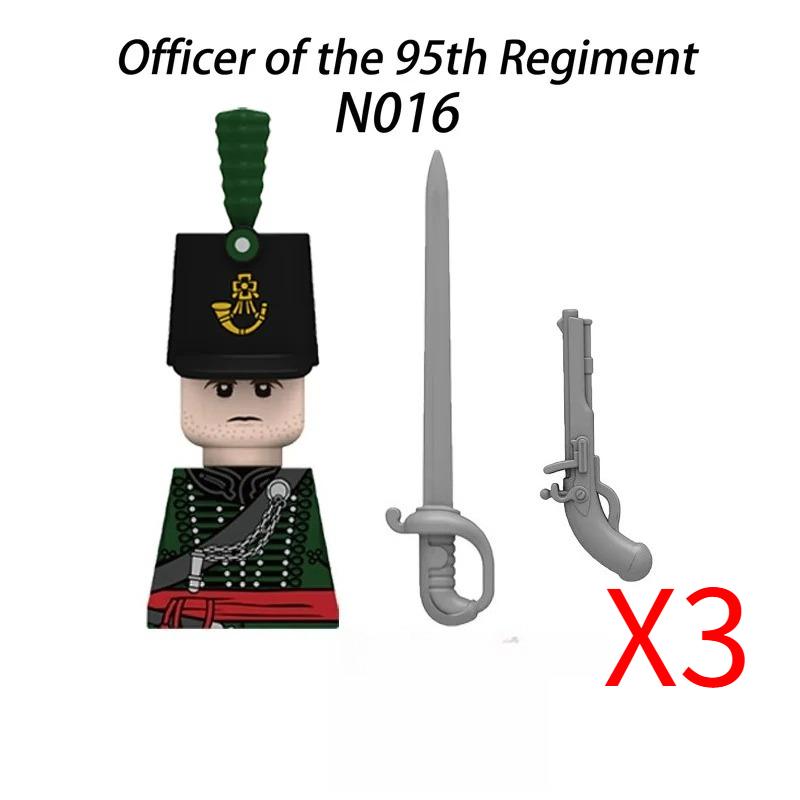 MOC Средневековый Военный Наполеоновские Войны Строительные Блоки Британская Французская Армия Пехота Кавалерия Фигурка Солдата Кирпичный Конструктор