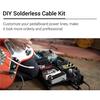 DIY Педалборд для гитары Кабель Провод 10 Беспаечных Штекеров Кабель 3М Мини-отвертка Профессиональный Беспаечный Комплект патч-кабелей
