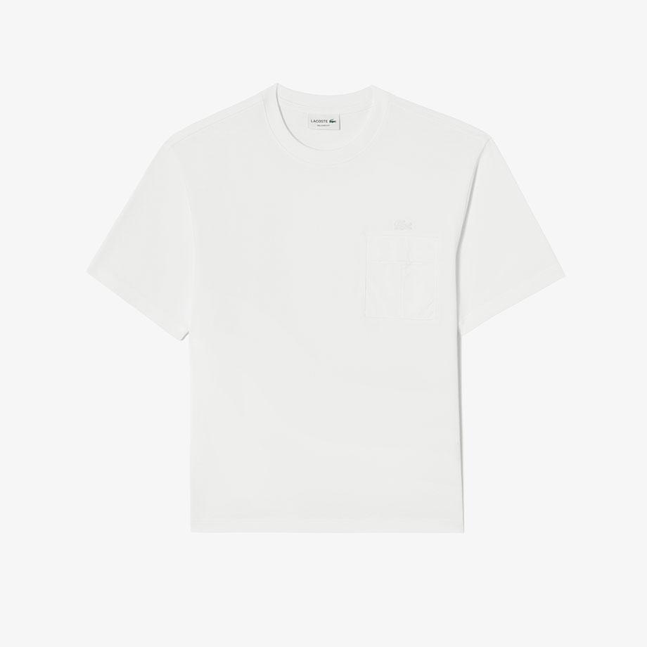 [Lacoste] Men's Hard Twist Woven Pocket T-shirt TH258E-55G70V