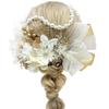Usasaki Hair Dried Japanese Berry Pearl Hair Long A24110006 Ornament, Coming-of-Age Ceremony, Pre-wedding Photoshoot, Hydrangea, Baby's Breath,