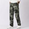 Мужские хлопковые рабочие брюки большого размера, мужские повседневные прямые камуфляжные рабочие брюки, мужские осенние хлопковые брюки большого размера