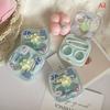 Cute Portable Contact Lens Box For Girls Minimalist Mini Contact Lens Storage Container Contact Lens Case Travel Kit