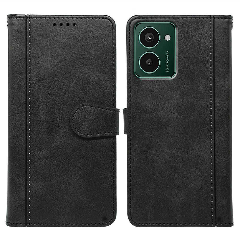 Для HMD Pulse Pro Чехол Текстура телячьей кожи Подставка Книжный стиль Чехол для телефона