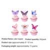 Pink Butterfly Spring Tea Party Tableware: Disposable Cups, Napkins & Banners