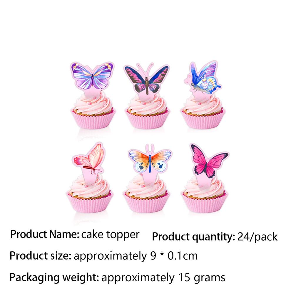 Pink Butterfly Spring Tea Party Tableware: Disposable Cups, Napkins & Banners