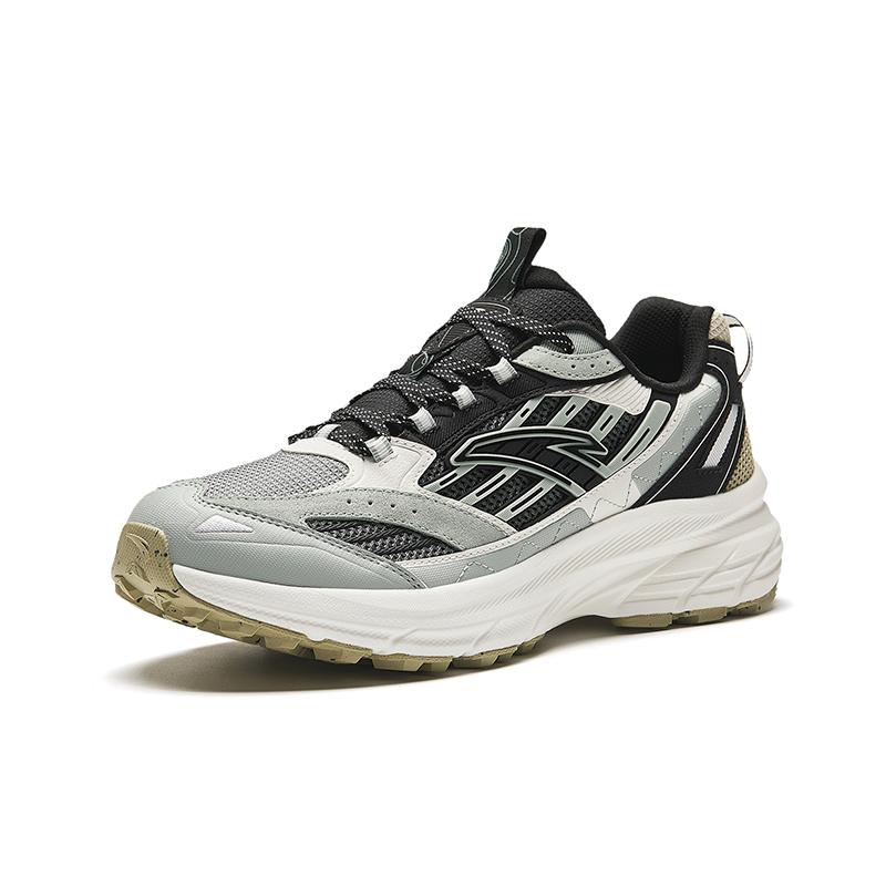 Anta AT957 Амортизирующие Нескользящие Износостойкие Низкие Повседневные Кроссовки для Бега Мужские Серые Зеленые Черные Кеды 912415596-3