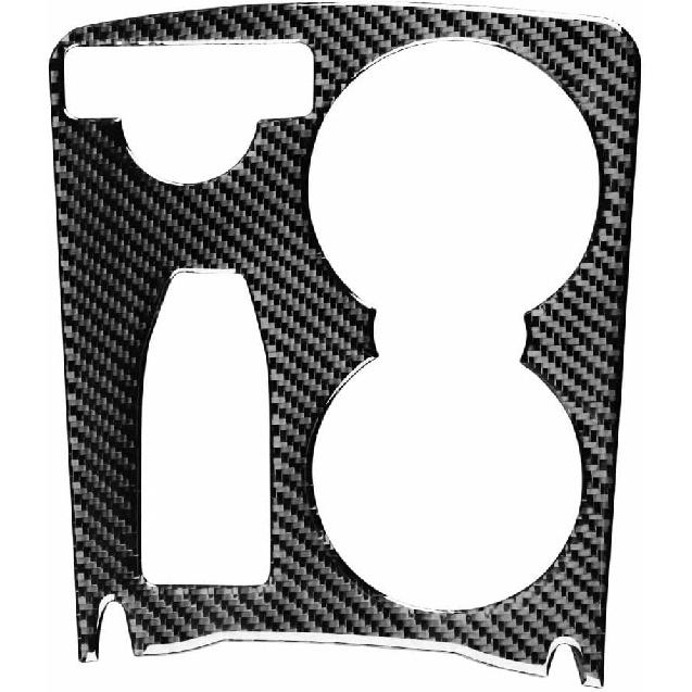 Накладка на рамку подстаканника центральной консоли из углеродного волокна для Mercedes-Benz C-Class W204 C180 C200 C250 Купе Спорт C300 C63 AMG