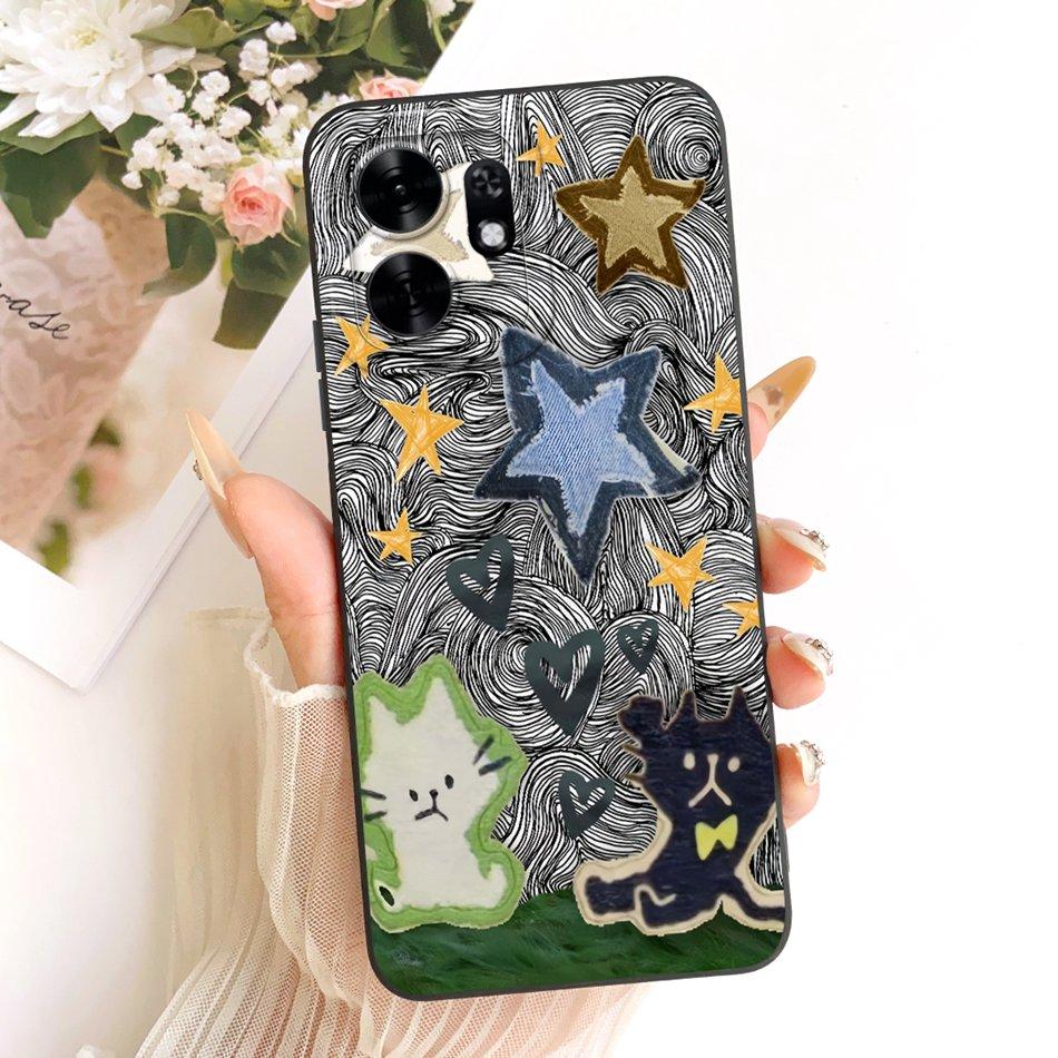 For Honor X6d LNA-NX1 2026 Cute Cat Flower Cartoon Phone Case For Honor X6D 5G Shockproof Soft Silicone Covers Bumpers