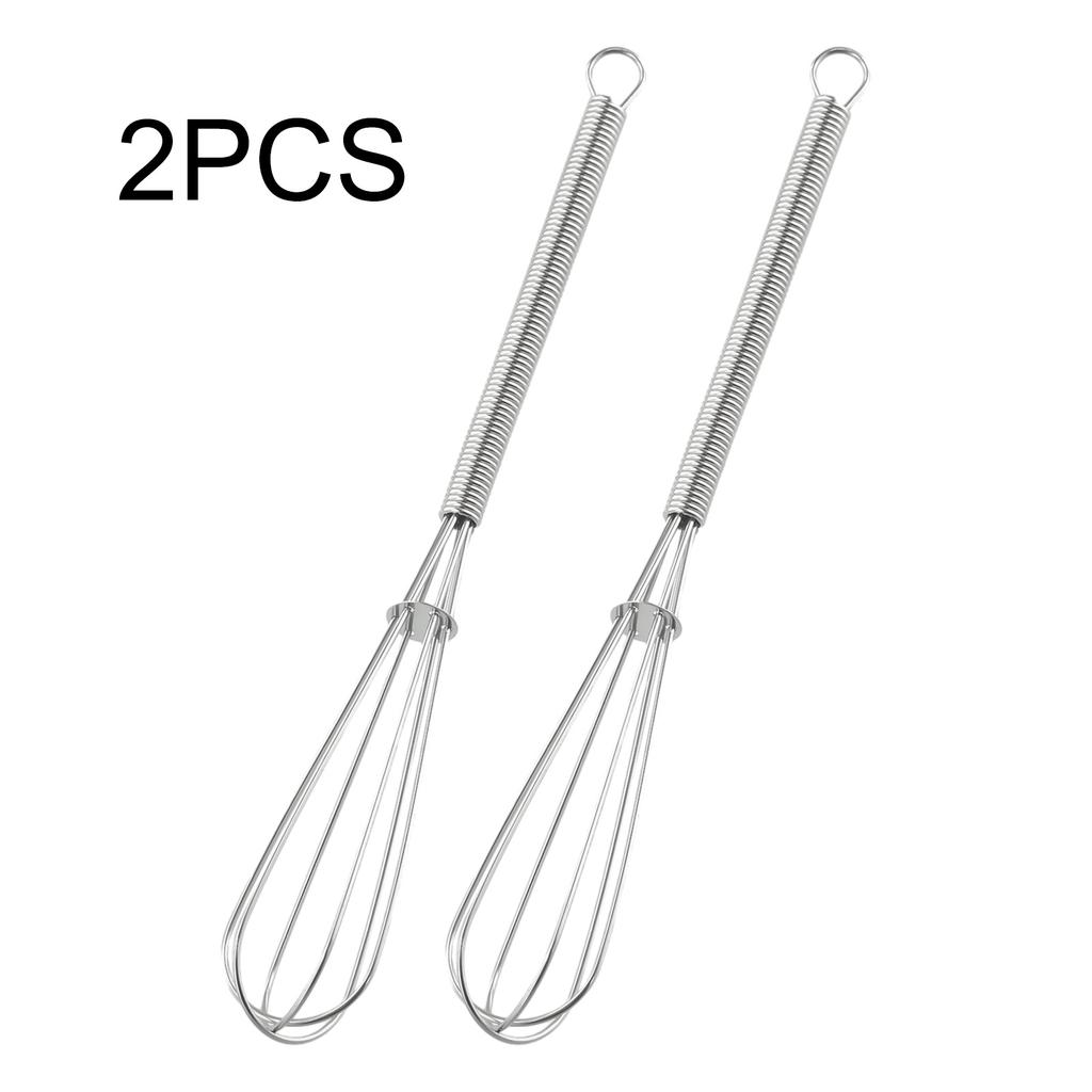Whisks Stir Beat Convenience Rustproof 2PCS Mini Small Stainless Steel