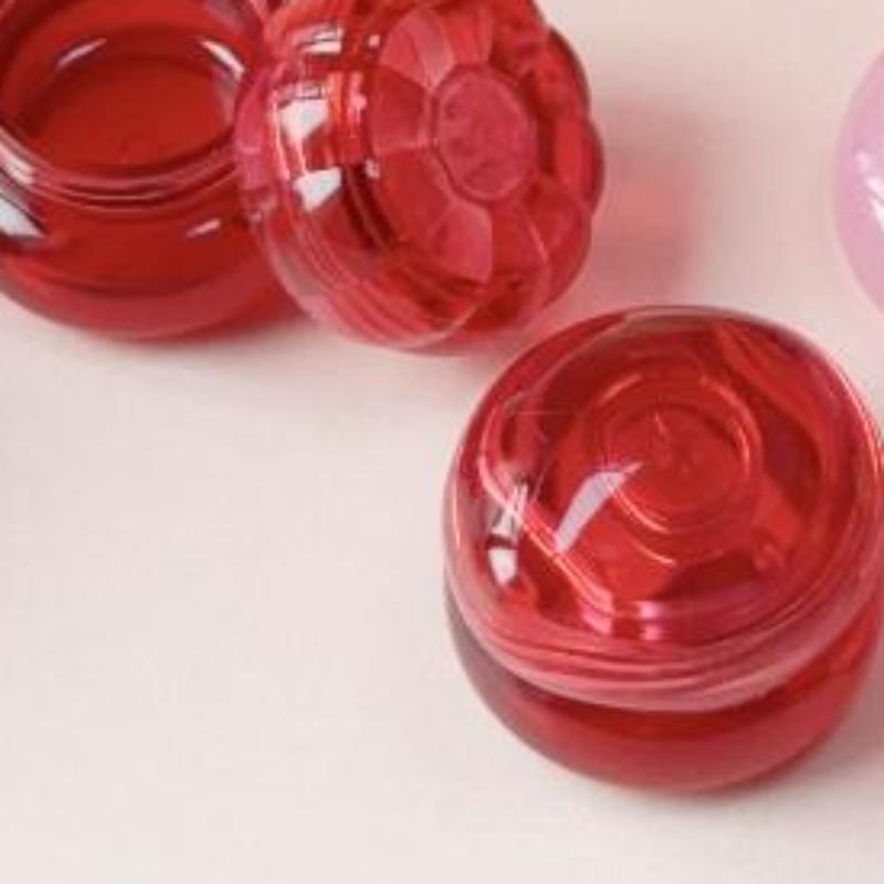 5g Empty Plastic Lip Scrub Jars With Cover Balm Mask Skin Care Container Cute Blush Jar Cosmetic Jars