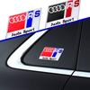 2026 3D Aluminium Car Emblem Body Trunk Decoration Sticker Badge For AN1 RS Sport A5 A3 A4 B8 8P A1 A6 Sline Q3 Q5 Q7 A7 Accessories