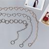 Personality Waist Hollow Metal Love Heart Women Heart Belts Pants Chain Waistband Waist Chain