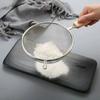 30 Eyes Stainless Steel Handheld Kitchen Sieve Oil Filter Spoon Flour Sieve Double Ear Net Oil Leak Spoon for Home Use