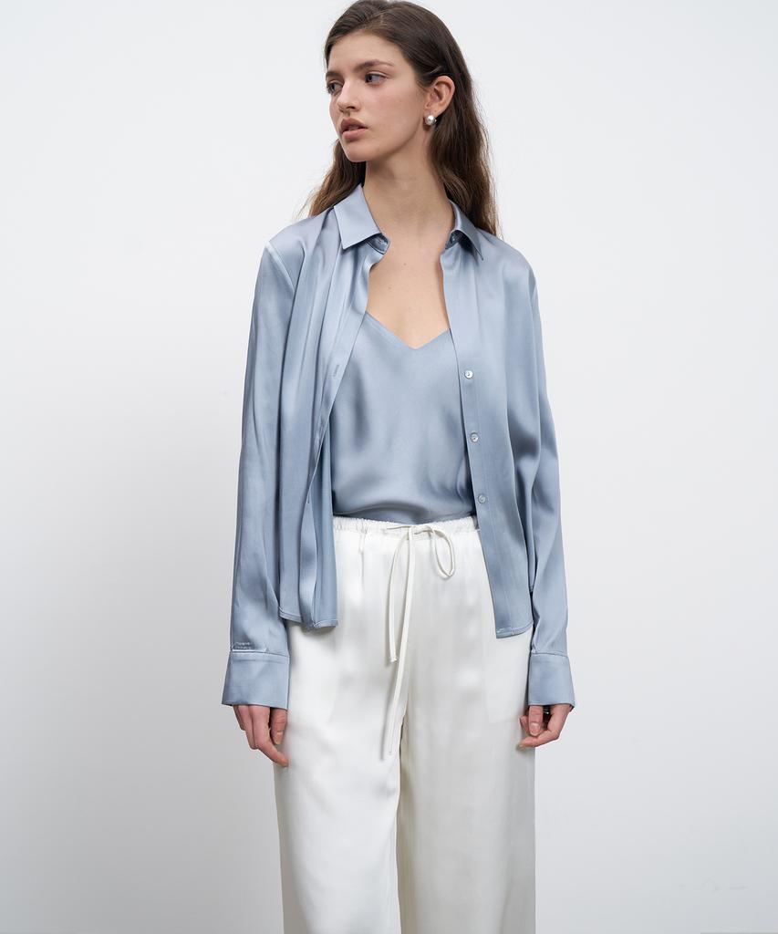 RENEJ Satin Banding Pants