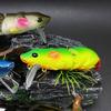 1/7Pcs 8CM/15.3G Metal Mouse Lure with Treble Hook 2-Sections Bionic 3D Rat Artificial
