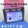 Автомобильное радио Android Auto Carplay для Ford Fiesta Mk VI 5 Mk5 2002-2008, мультимедийный проигрыватель, головное устройство, стерео, GPS-навигация, BT WIFI 1+16 ГБ