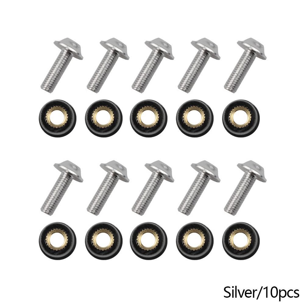 10 шт. M5x16 мм мотоциклетные болты для лобового стекла, винты, гайки, крепеж для Honda Suzuki Yamaha Kawasaki