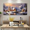 Christmas Diamond Painting Set Winter Christmas House DIY 5D Diamond Art Set Beginner Gem Art Craft Set Home Wall Decoration Gift Christmas House