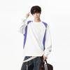 TOM ADAM Color-Block Crew Neck Sweatshirt