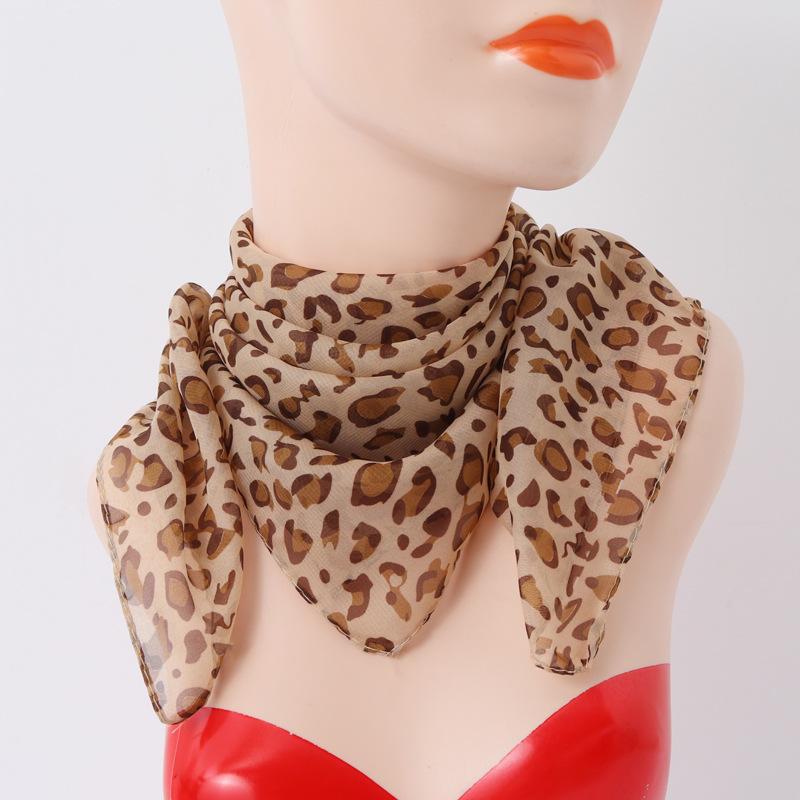 Multi-Season Chiffon Silk Scarf: Versatile 65cm Square for Sun and Neck Protection