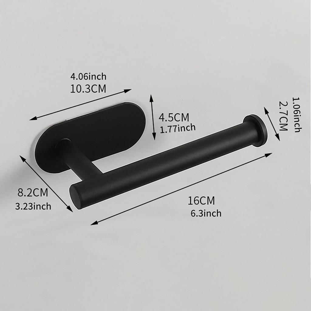 Держатель для кухонных салфеток из нержавеющей стали, держатель для рулона туалетной бумаги, настенный, без сверления, для туалета, ванной комнаты, стержень для туалетной бумаги