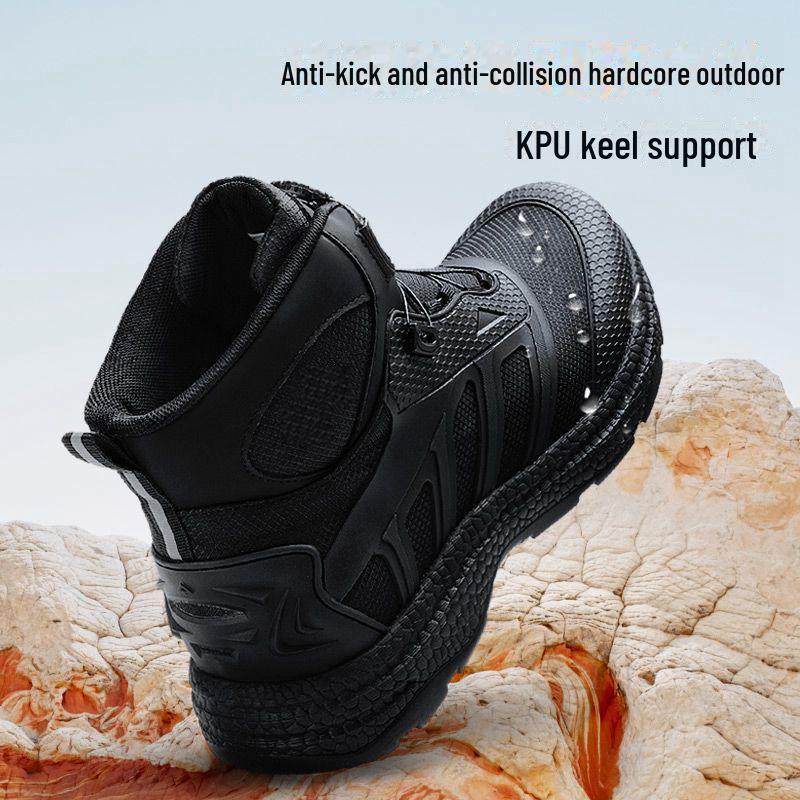 Мужские летние легкие высокие дышащие мотоциклетные и тактические ботинки для активного отдыха