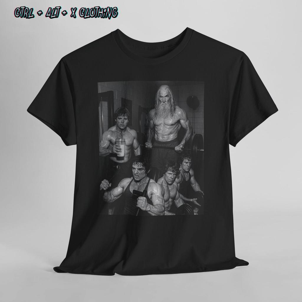 Gandalf Lotr Tee Lotr Workout Shirt Middle Earth Fitness Top Tolkien Gym