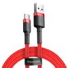 Baseus Cafule 2M USB-C Cable, QC3.0 2A, Red