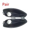 Pair Front Left Right Side Fog Lamp Black Bezel For Chrysler Pacifica 2017-2020
