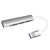USB C Хаб 3.0 Type C 3.1 4-портовый Мульти-разветвитель Адаптер OTG Для Портативного ПК Компьютера Ноутбука Аксессуары