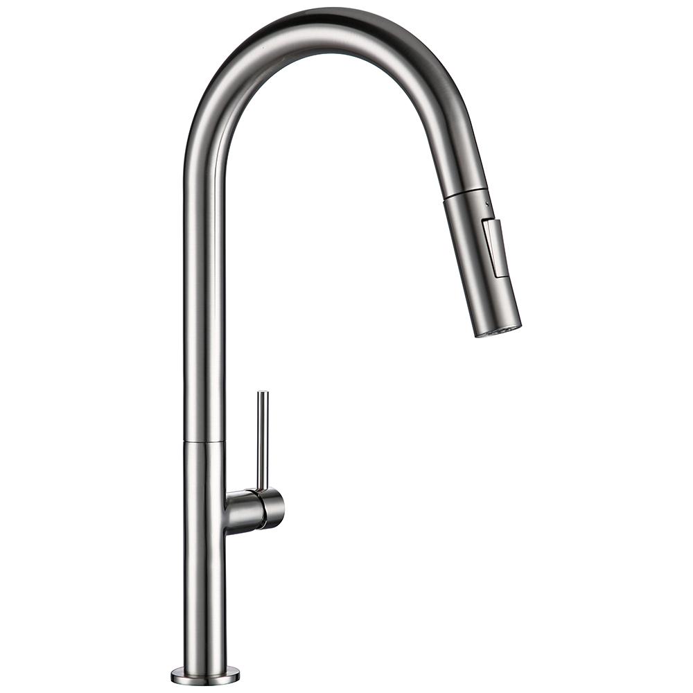 Bagnolux Brass Black Plus Gold 360 Oegree Rotation Kitchen Hot Cold Water Sink Taps Pull Out Spout Deck Mounted Kitchen Faucet