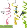 Parrot Climbing Toy: Cotton Rope Swing & Hanging Bridge for Budgies & Cockatiels - Chewable Bird Stand