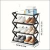 X-shaped Shoe Rack Multi-functional Assembled Shoe Cabinet Household Dust-proof Storage Shoe Rack