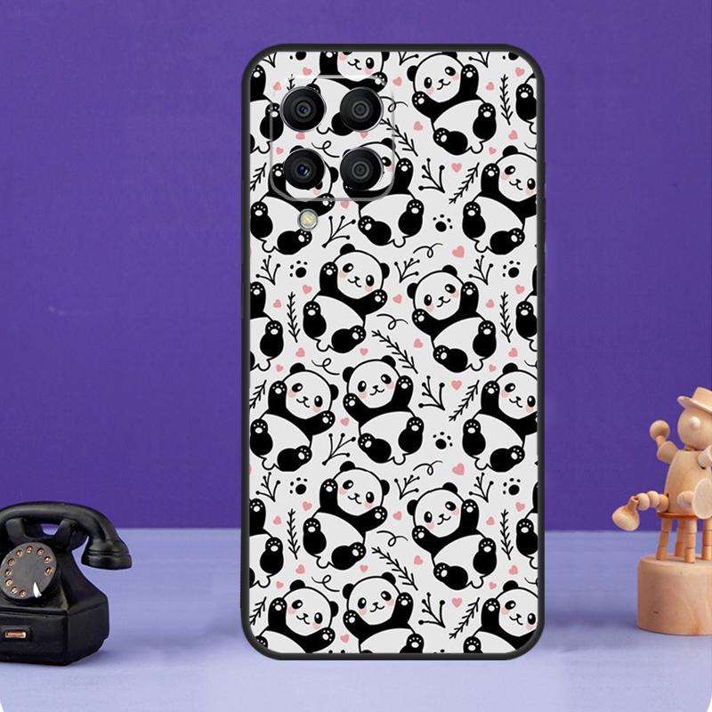 Милый чехол с изображением малыша-панды для Samsung Galaxy M55 M21 M31 M51 M12 M32 M52 M20 M13 M23 M33 M53 M14 M34 M54 M30s