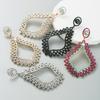 Women's Drop Earring Alloy Inlaid Color Crystal Exaggerated Long Rhinestone Hollow Temperament High Quality Earring