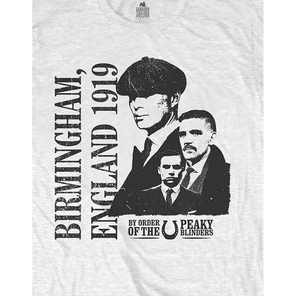 Peaky Blinders Unisex Adult England 1919 T-Shirt