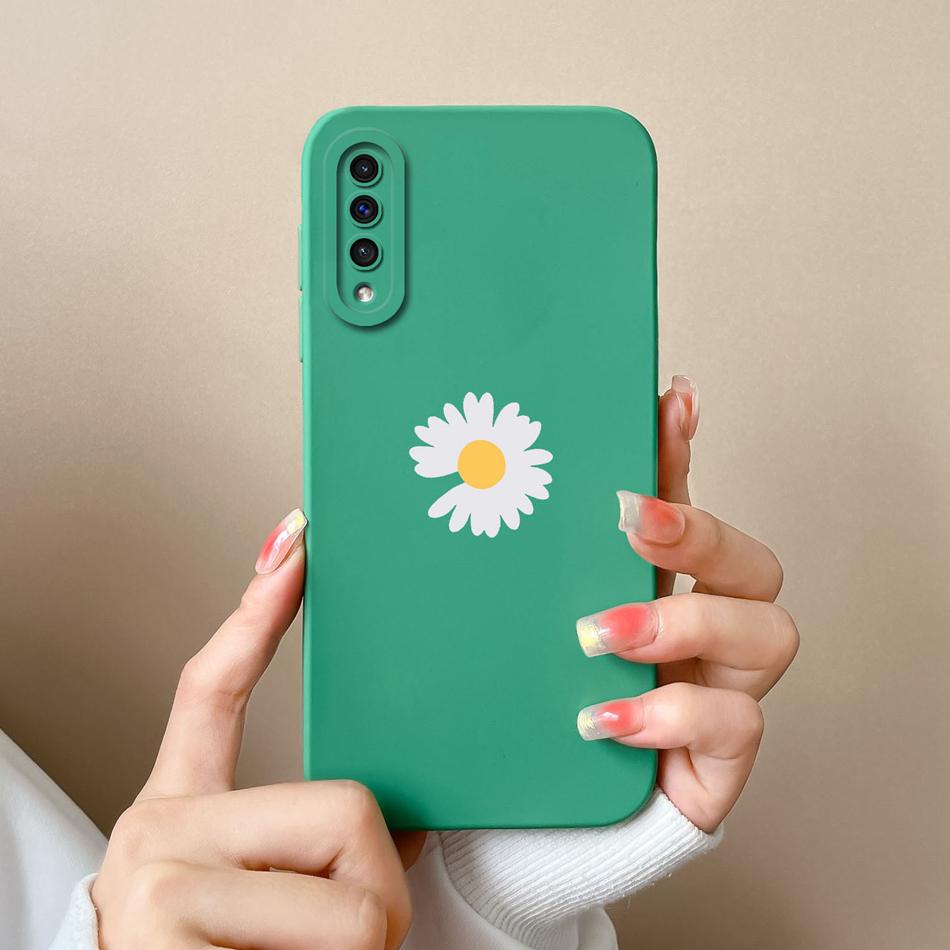 Чехол для Samsung A50 A50S Милый Астронавт Защита объектива камеры Мягкий Жидкий Силикон Задняя крышка для Samsung Galaxy A 50 50S Capa