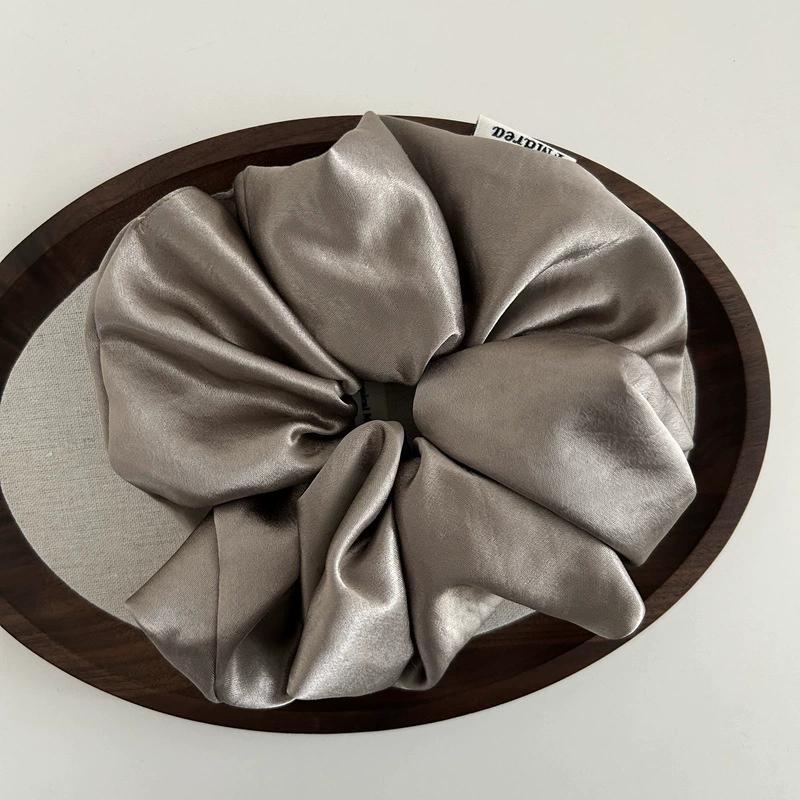 Корея большие шелковые резинки для волос для женщин эластичные синие резинки для волос для девочек большие резинки для волос атласные резинки аксессуары для волос