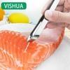 Пинцет из нержавеющей стали для удаления рыбных костей с эргономичной ручкой