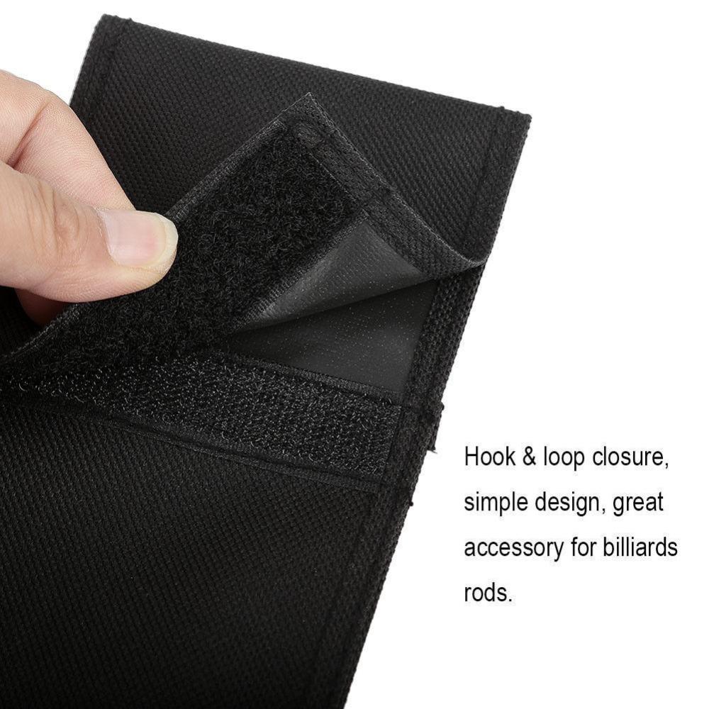 Black Pool Cue Bag Convenient To Carry Pool Cue Case Portable Deluxe Snooker