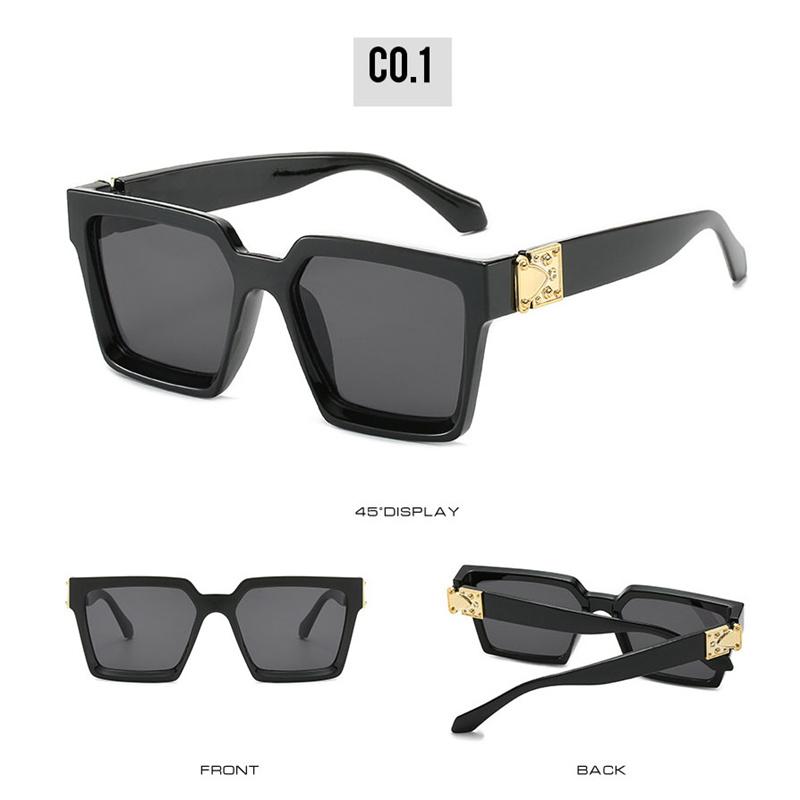 Большие квадратные женские солнцезащитные очки винтажные черные красные леопардовые для мужчин солнцезащитные очки неполяризованные очки