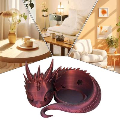 Подставка-держатель для колонки Изысканное украшение для рабочего стола 3D-печать Подставка для умной колонки в форме дракона для прикроватной тумбочки