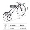 3-Tier Bicycle Plant Stand Iron Tricycle Flower Pot Holder Home Garden Patio Decor