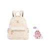 Disney Strawberry Bear Soft Cute All Over Print Studded Sweet Exquisite PU Backpack Women Backpack Strawberry-Pink Cream-Yellow BMK-73406
