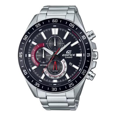 Часы-хронограф Casio Edifice, черная рамка, зарубежная модель, мужские EFV-620D-1A4V