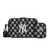 MLB Canvas Vintage Floral Print NY Crossbody Camera Bag